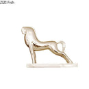 GobekUsa Horse Resin Sculpture Modern Desk Decoration Ornaments Room Decor Aesthetics