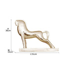 GobekUsa Horse Resin Sculpture Modern Desk Decoration Ornaments Room Decor Aesthetics