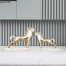 GobekUsa Horse Resin Sculpture Modern Desk Decoration Ornaments Room Decor Aesthetics