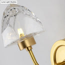 GobekUsa Contemporary Gold Ice Cube Wall Sconce"
or
"Modern Gold Crystal Wall Light Fixture