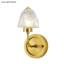 GobekUsa Contemporary Gold Ice Cube Wall Sconce"
or
"Modern Gold Crystal Wall Light Fixture