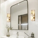GobekUsa Imitation Marble LED Wall Lamp - European Retro 50CM Villa Living Room Light