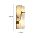 GobekUsa Imitation Marble LED Wall Lamp - European Retro 50CM Villa Living Room Light