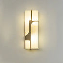 GobekUsa Imitation Marble LED Wall Lamp - European Retro 50CM Villa Living Room Light