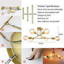GobekUsa Industrial LED Ceiling Lights for Modern Minimalist Home Decor