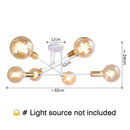 GobekUsa Industrial LED Ceiling Lights for Modern Minimalist Home Decor