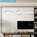 GobekUsa Acrylic LED Chandelier Pendant Light Minimalist Ceiling Lamp for Modern Decor