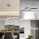 GobekUsa Acrylic LED Chandelier Pendant Light Minimalist Ceiling Lamp for Modern Decor