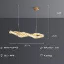 GobekUsa Crystal LED Pendant Chandeliers for Luxury Living Room Decor