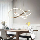 GobekUsa Hanging Lamp Moedern Led Pendant Light For Living Room Bedroom Dining Room Kitchen Lustres White&Black&Gold Pendant Lamp Fixture