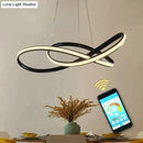 GobekUsa Hanging Lamp Moedern Led Pendant Light For Living Room Bedroom Dining Room Kitchen Lustres White&Black&Gold Pendant Lamp Fixture