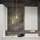 GobekUsa Ins Wind Single Head Pendant Light - Bedroom Dinning Bar Porch Hanging Lamp