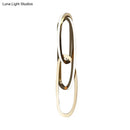 GobekUsa Modern Aluminium Gold LED Wall Sconce for Living Room