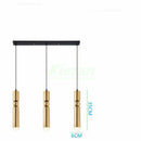 GobekUsa Iron Art LED Pendant Light for Modern Nordic Style Living Room Bedroom Home Decor