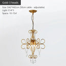 GobekUsa Iron Crystal Chandelier: Modern Industrial Luxury for Home Lighting