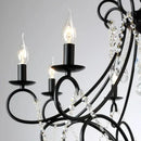 GobekUsa Iron Crystal Chandelier: Modern Industrial Luxury for Home Lighting