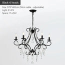 GobekUsa Iron Crystal Chandelier: Modern Industrial Luxury for Home Lighting