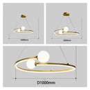 GobekUsa Iron LED Chandelier Light, Ideal for Living Room, Restaurant, Study, Kitchen, Garage