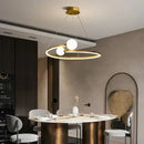 GobekUsa Iron LED Chandelier Light, Ideal for Living Room, Restaurant, Study, Kitchen, Garage
