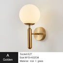 GobekUsa Iron LED Sconce Lamp for Modern Bedroom and Living Room Lighting