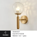 GobekUsa Iron LED Sconce Lamp for Modern Bedroom and Living Room Lighting