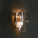 GobekUsa Crystal Wall Lamp: Modern Luxury LED Lighting for Living Room, Bedroom, and Staircase