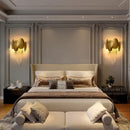 GobekUsa Crystal Wall Lamp: Modern Luxury LED Lighting for Living Room, Bedroom, and Staircase