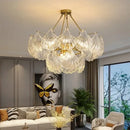 GobekUsa Crystal Glass Chandelier: Luxury Retro Pendant Light for Dining, Living, Bedroom Decor