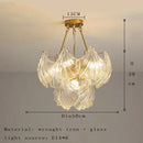 GobekUsa Crystal Glass Chandelier: Luxury Retro Pendant Light for Dining, Living, Bedroom Decor