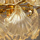 GobekUsa Crystal Glass Chandelier: Luxury Retro Pendant Light for Dining, Living, Bedroom Decor