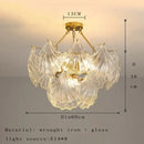 GobekUsa Crystal Glass Chandelier: Luxury Retro Pendant Light for Dining, Living, Bedroom Decor
