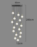 GobekUsa LED Ceiling Lamp Chandelier: Modern Decorative Lighting for Bedroom and Dining Room