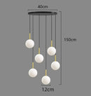 GobekUsa LED Ceiling Lamp Chandelier: Modern Decorative Lighting for Bedroom and Dining Room
