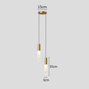 GobekUsa Gold LED Pendant Lamp for Bedroom & Kitchen Lighting - Long Cable Suspended Fixture