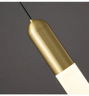GobekUsa Gold LED Pendant Lamp for Bedroom & Kitchen Lighting - Long Cable Suspended Fixture