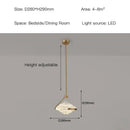 GobekUsa Gold LED Pendant Lamp: Modern Luxury Style for Bedroom, Living Room, Dining Room