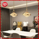 GobekUsa Gold LED Pendant Lamp: Modern Luxury Style for Bedroom, Living Room, Dining Room
