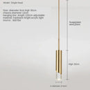 GobekUsa Gold LED Pendant Light: Modern Nordic Minimalist Hanging Lamp for Home, Restaurant, Bar