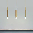 GobekUsa Gold LED Pendant Light: Modern Nordic Minimalist Hanging Lamp for Home, Restaurant, Bar