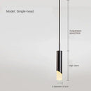 GobekUsa Gold LED Pendant Light: Modern Nordic Minimalist Hanging Lamp for Home, Restaurant, Bar