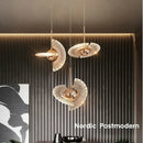 GobekUsa Gold LED Pendant Light - Elegant Adjustable Chandelier for Indoor Home decor