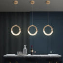 GobekUsa Gold LED Pendant Light - Elegant Adjustable Chandelier for Indoor Home decor