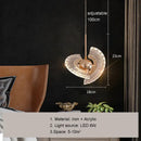 GobekUsa Gold LED Pendant Light - Elegant Adjustable Chandelier for Indoor Home decor