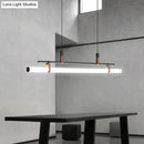 GobekUsa Acrylic Island Pendant Light: Sleek Pole Design with LED: Perfect for Dining Room
