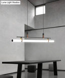 GobekUsa Acrylic Island Pendant Light: Sleek Pole Design with LED: Perfect for Dining Room
