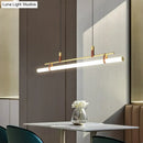 GobekUsa Acrylic Island Pendant Light: Sleek Pole Design with LED: Perfect for Dining Room