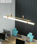 GobekUsa Acrylic Island Pendant Light: Sleek Pole Design with LED: Perfect for Dining Room