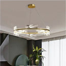 GobekUsa Gold LED Pendant Lights Living Room Dining Hall Kitchen Bar Decor Lighting
