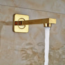 GobekUsa Golden 3-ways Shower Faucet Wall Mounted Mixer with Plastic Handshower