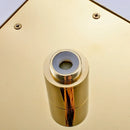 GobekUsa Gold LED Square Rainfall Shower Head for Bathroom Faucet - Top Sprayer